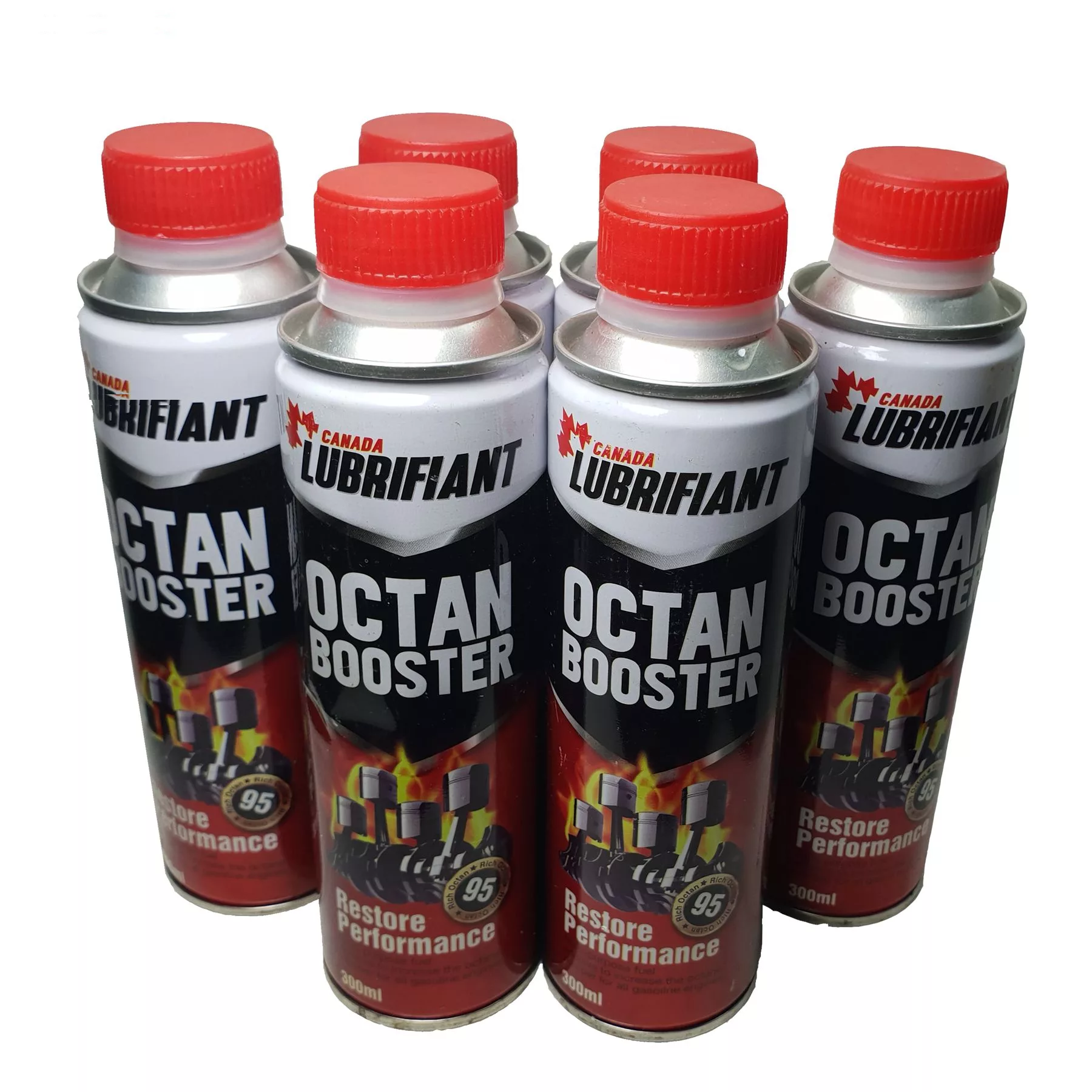 اکتان بوستر لوبریفنت کانادا مدل 95 حجم 300 میلی لیتر بسته 6 عددی