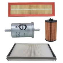 فیلتر هوا خودرو سرکان مدل SF1296 به همراه فیلتر روغن و فیلتر کابین و فیلتر بنزین