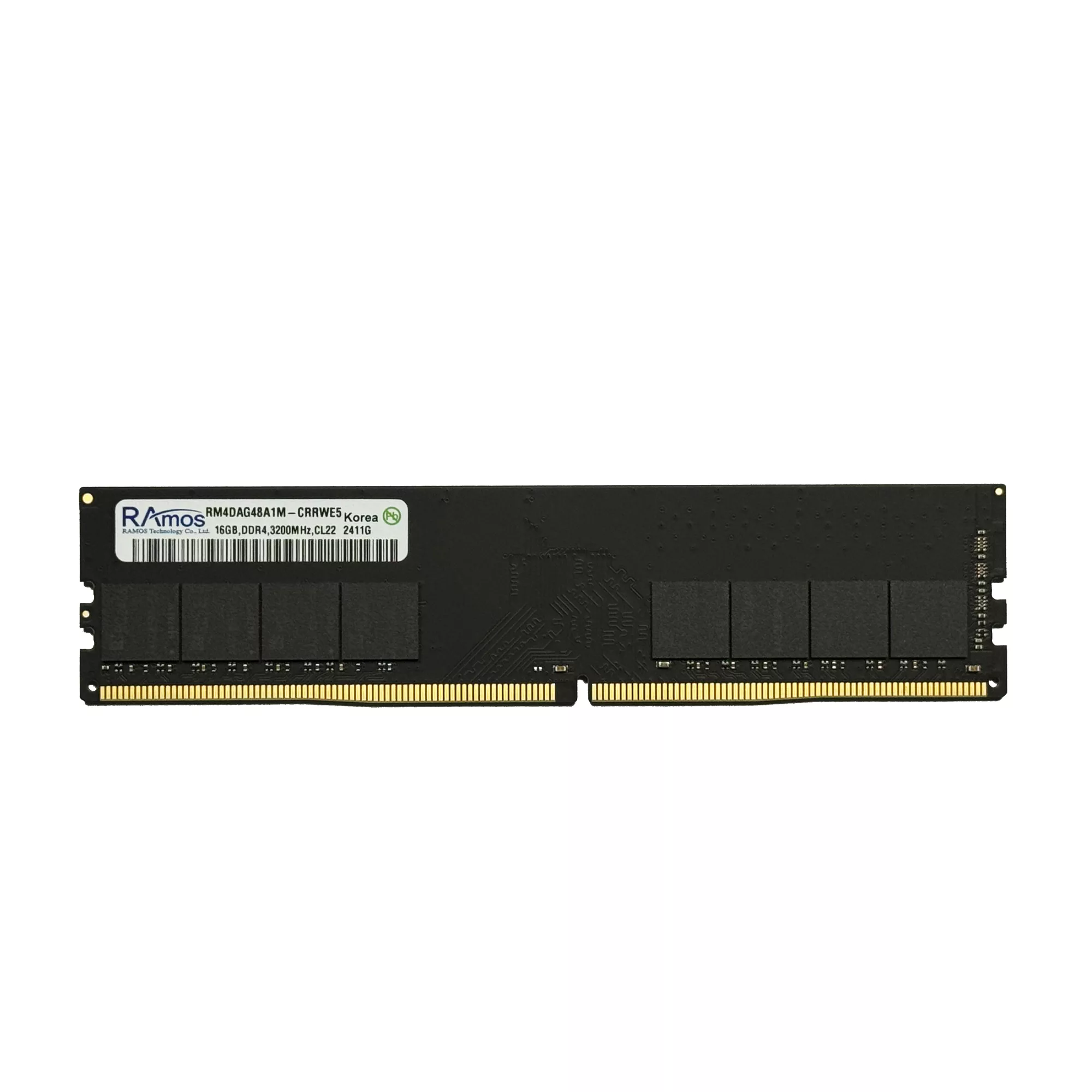 رم دسکتاپ DDR4 تک کاناله 3200 مگاهرتز CL22 راموس مدل CRRWE5 ظرفیت 16 گیگابایت