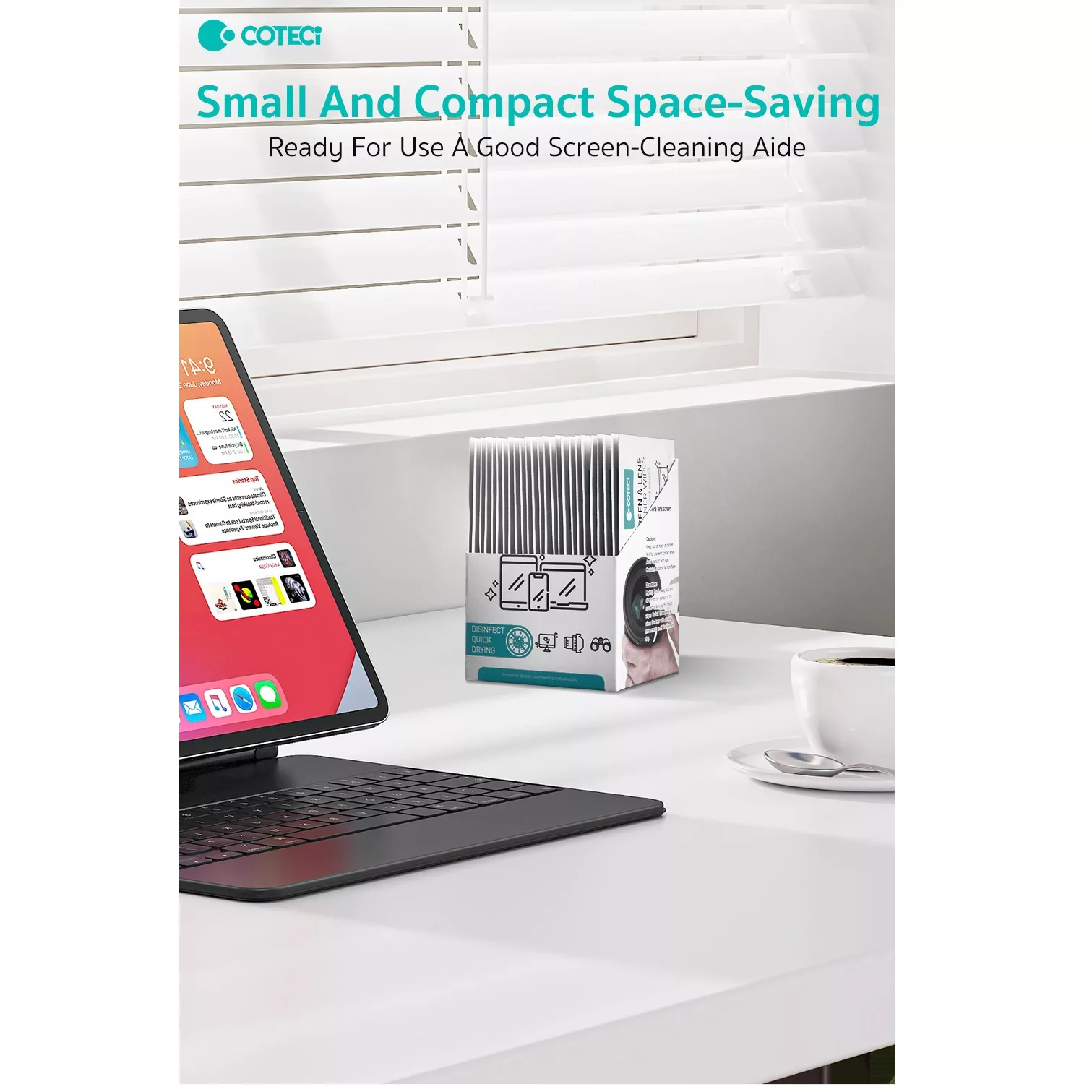 دستمال تمیز کننده لنز و دوربین کوتتسی مدل TR-017 بسته پنجاه عددی