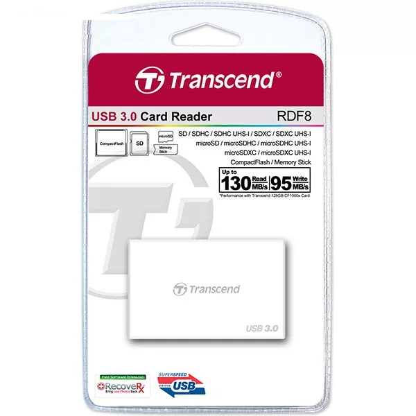 کارت خوان ترنسند مدل RDF8 با رابط USB 3.0