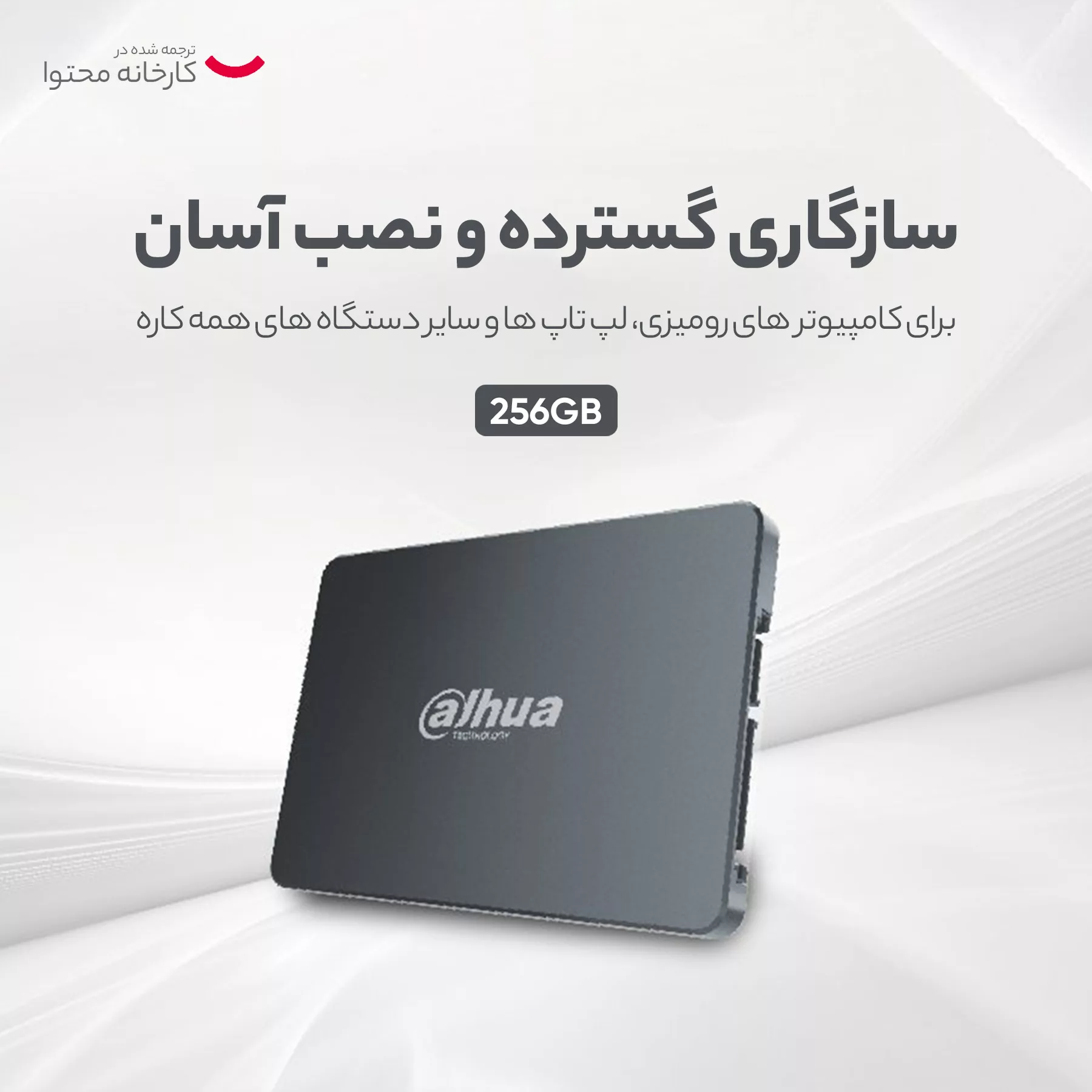 اس اس دی اینترنال داهوا مدل SSD-C800AS256G ظرفیت 256 گیگابایت