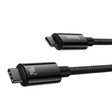 کابل تبدیل USB-C باسئوس مدل (TUNGSTEN GOLD (240W طول 3 متر