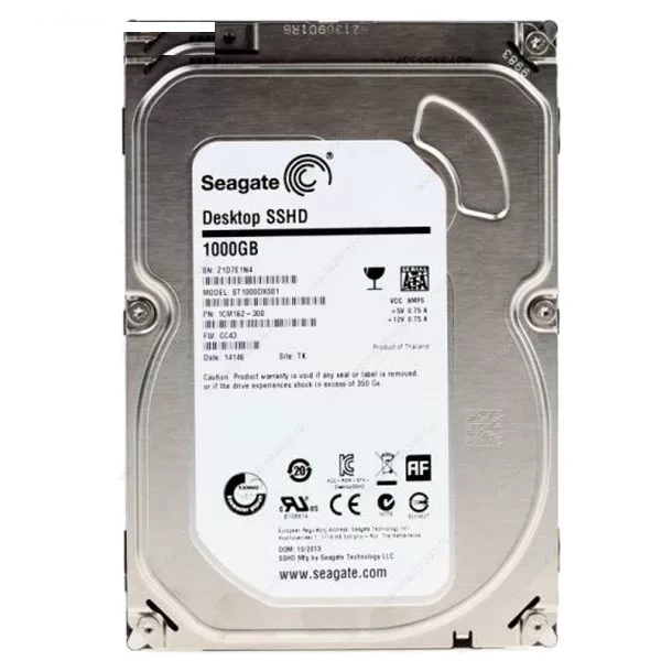 هارد دیسک اینترنال سیگیت مدل Desktop SSHD ظرفیت 1 ترابایت 64 مگابایت کش ST1000DX001