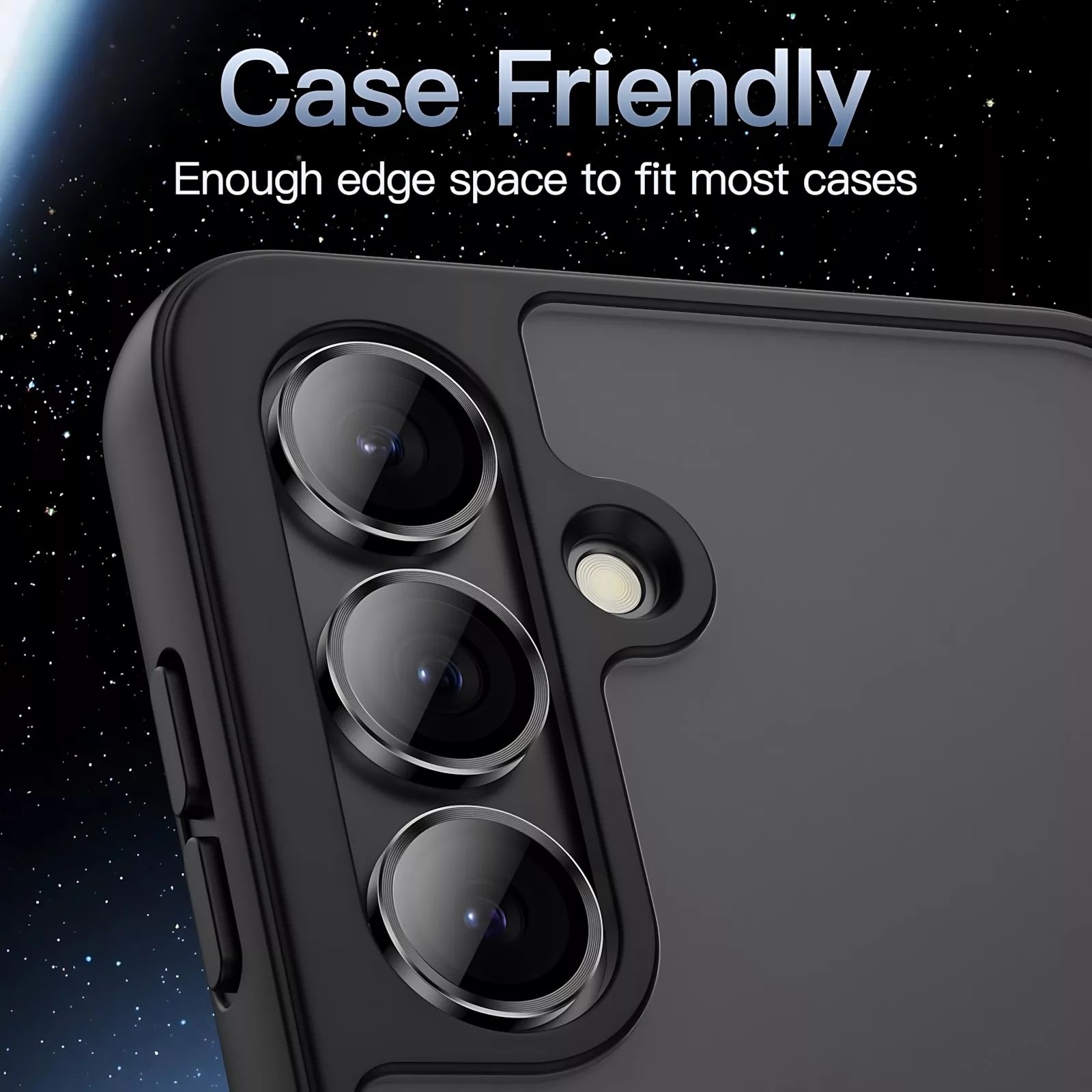 محافظ لنز دوربین شیشهای مک کوی مدل AF مناسب برای گوشی موبایل سامسونگ Galaxy S24 FE