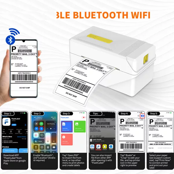 پرینتر لیبل زن مدل H827
