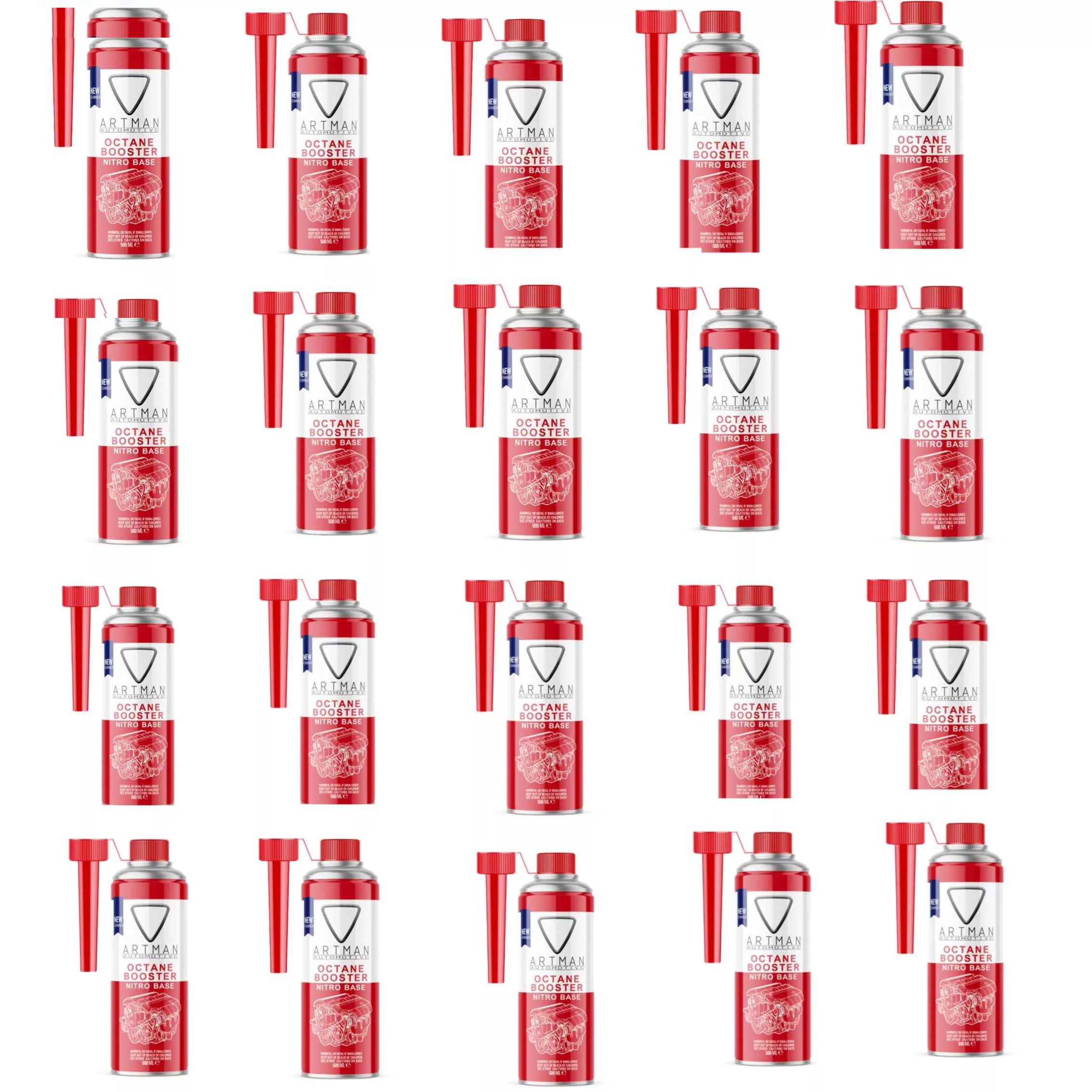 مکمل سوخت خودرو آرتمن حجم ۵۰۰ میلی لیتر بسته ۲ عددی