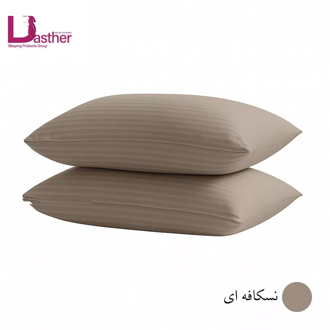 رو بالشی دستر مدل هتلی سایز 70*50 سانتی متر بسته دو عددی