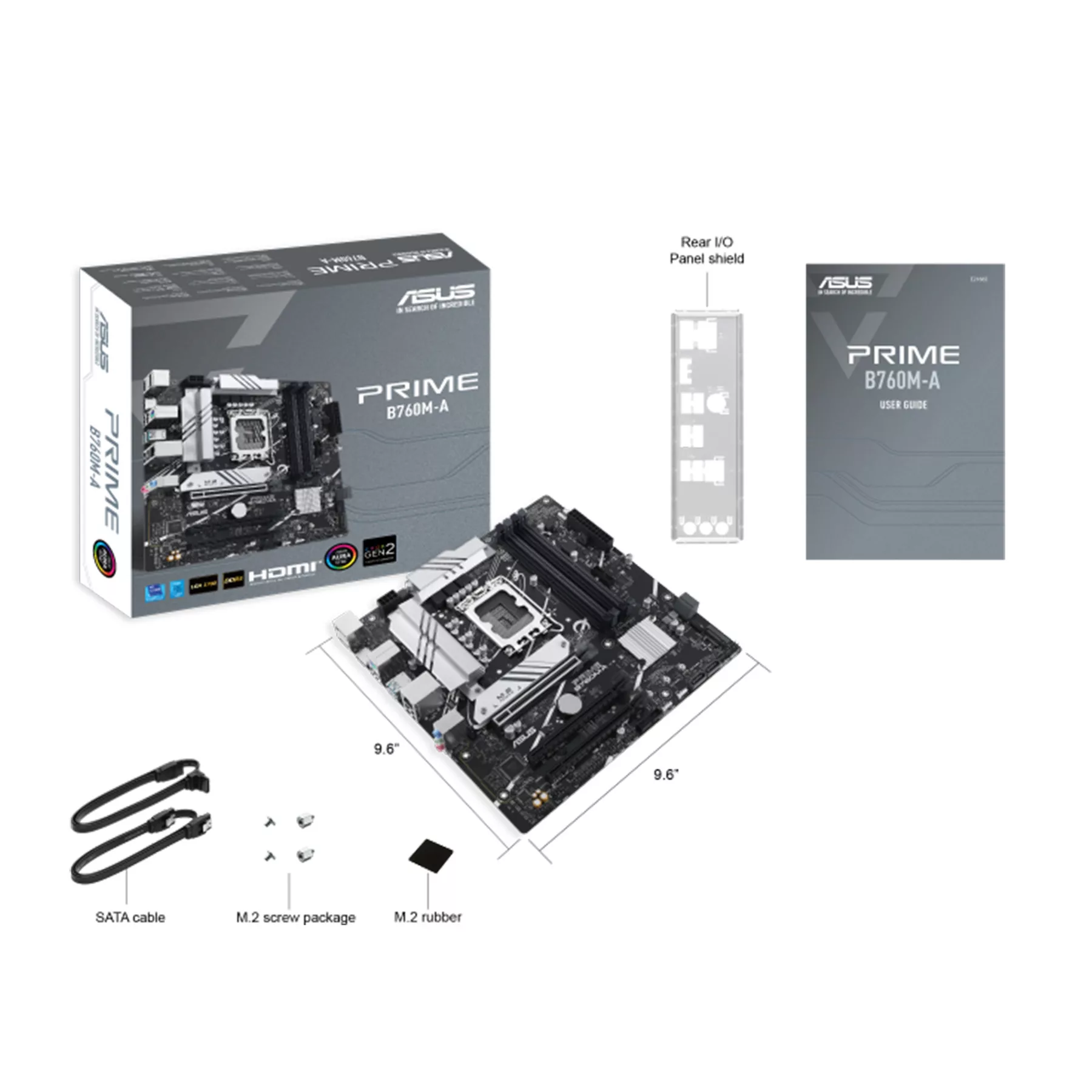 مادربرد ایسوس مدل PRIME B760M-A