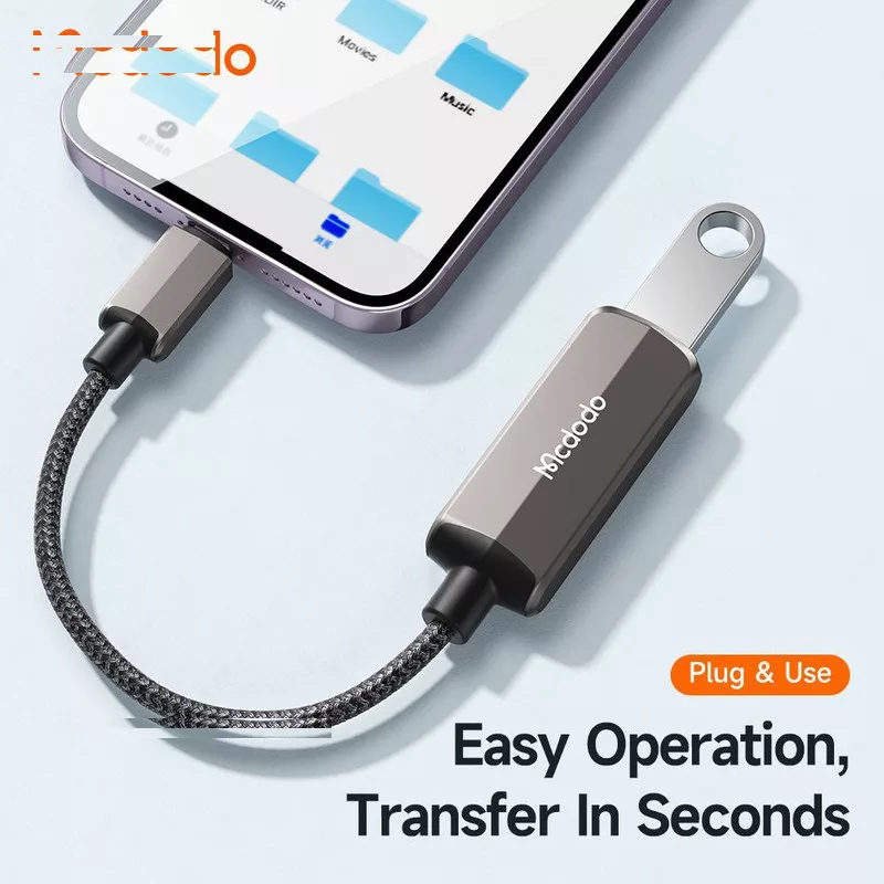 مبدل لایتنینگ به USB OTG/لایتنینگ مک دودو مدل CA-2690