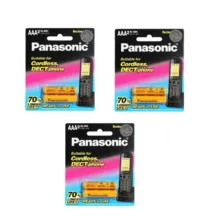 باتری نیم قلمی قابل شارژر پاناسونیک مدل P-01 بسته 6 عددی