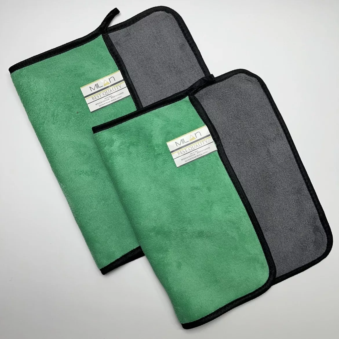 دستمال تمیز کننده LCD میلان مدل سوپر میکروفایبر پلاس بسته 2 عددی