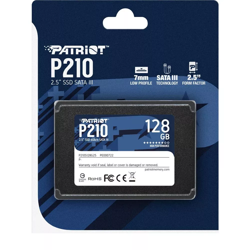 اس اس دی اینترنال پتریوت مدل P210 ظرفیت 128 گیگابایت