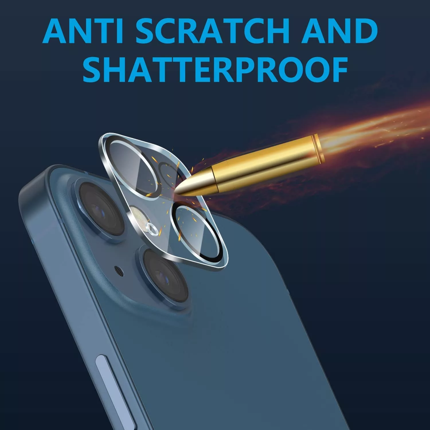 محافظ لنز دوربین بوف مدل 3D Clear-G مناسب برای گوشی موبایل اپل Iphone 13 /13 Mini