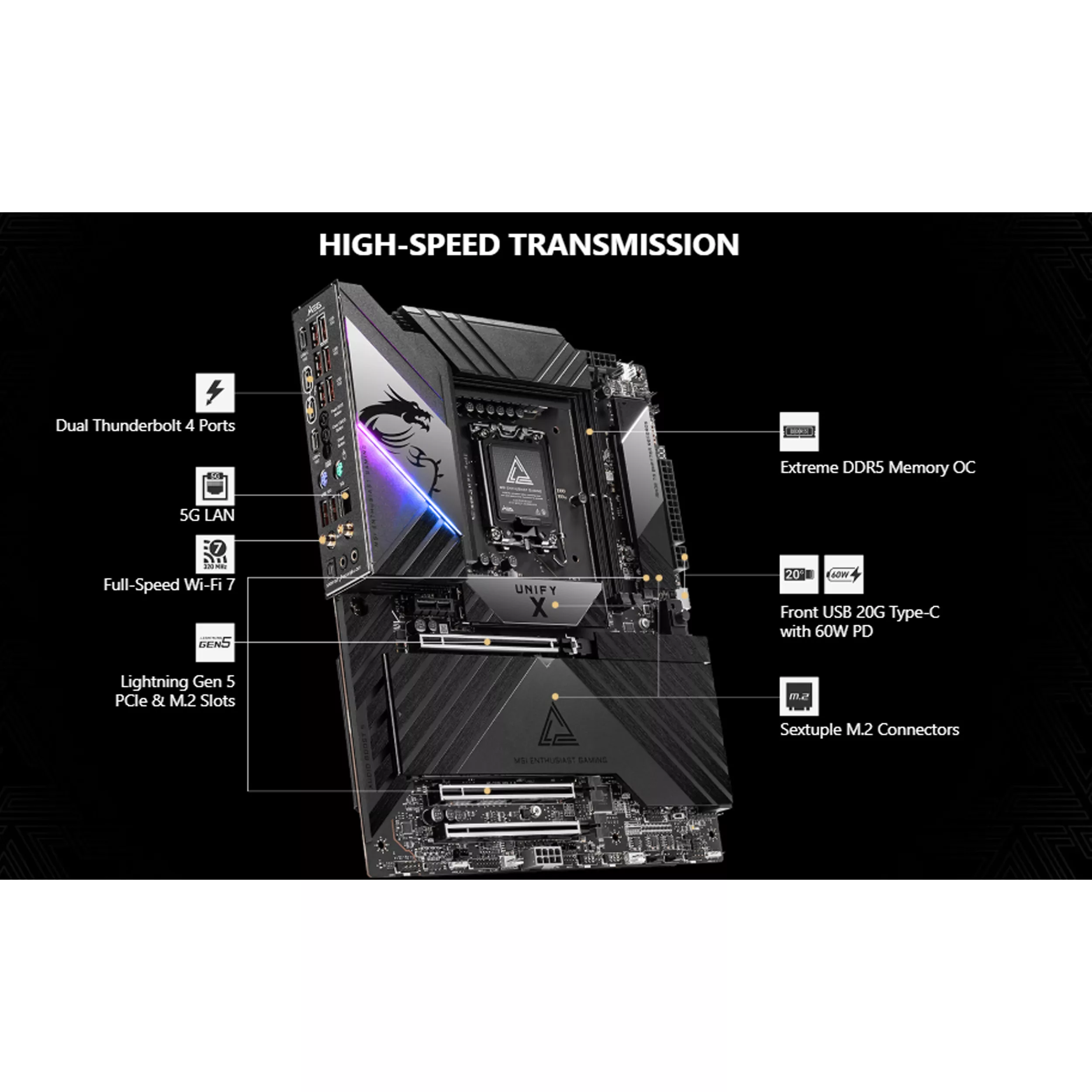 مادربرد ام اس آی مدل MEG Z890 UNIFY-X
