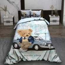 سرویس خواب 1 نفر 5 تکه مدل تدی ماشینی