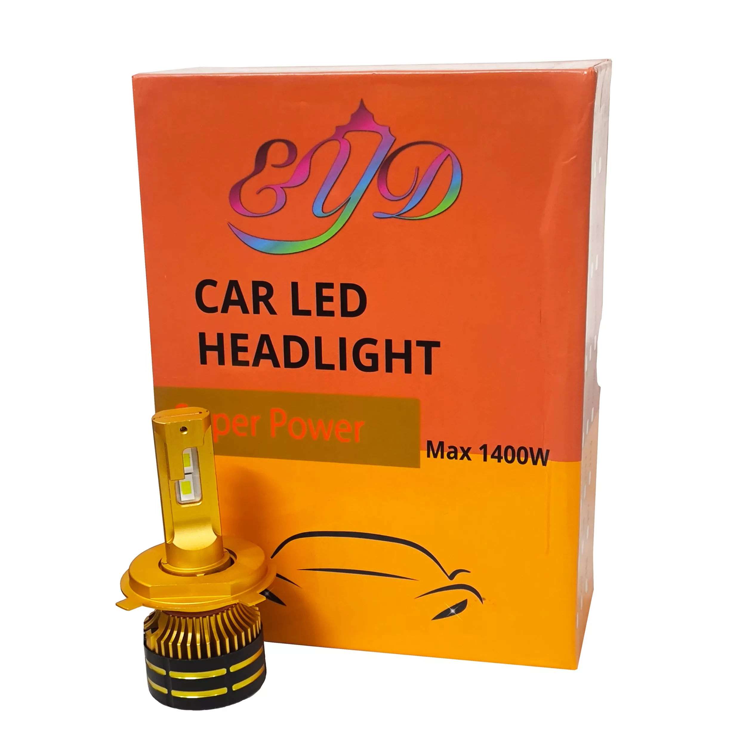 هدلایت خودرو ای وای دی مدل Super power پایه H1 بسته دو عددی