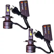 لامپ نور پایین و نور بالا چراغ جلو تک حالته بست یدک مدل یخی کد VX5 پایه H4 مناسب برای پراید ۱۳۱، ۱۴۱، ۱۵۱ بسته ۲ عددی