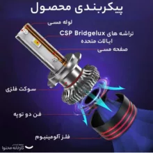 هدلایت کانپکس مدل M8 PRO پایه H11 بسته دو عددی