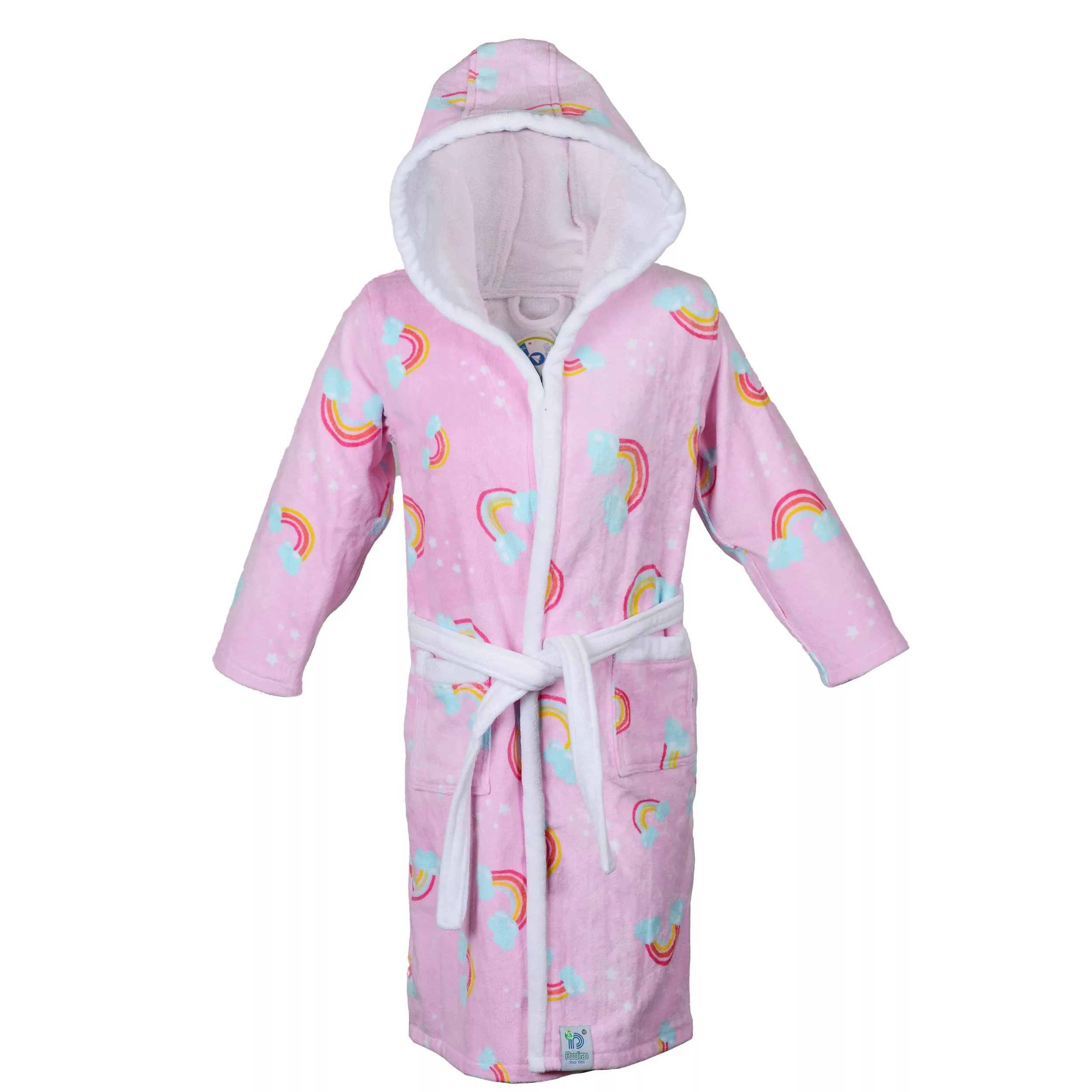 حوله پالتویی کودک پودایران طرح یونیکورن سایز 112*100 سانتی‌متر