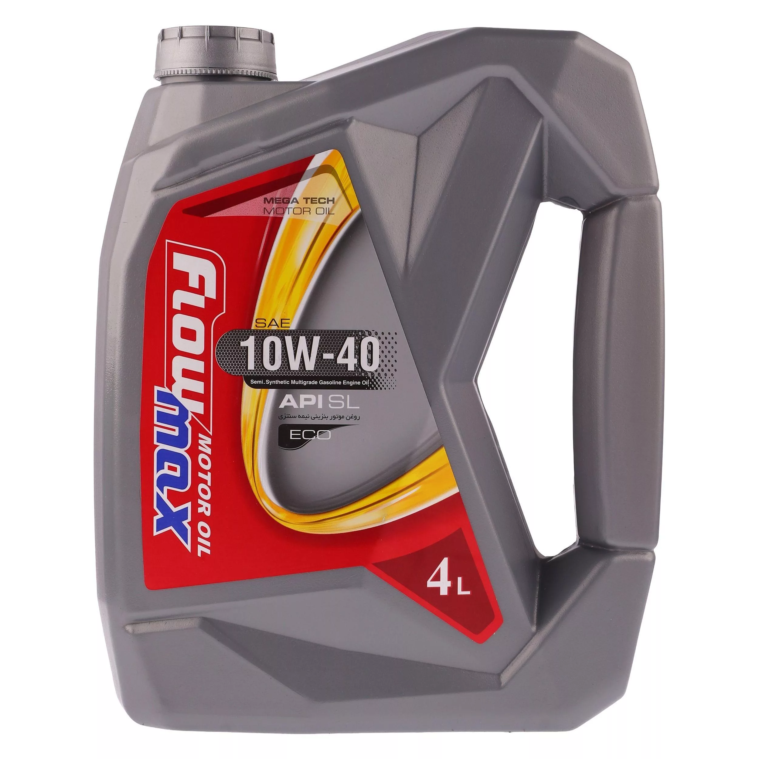 روغن موتور خودرو فلومکس مدل MEGATECH 10W40 ECO حجم 4 لیتر