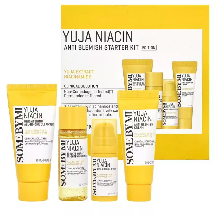 مجموعه مراقبت از پوست سام بای می مدل Yuja niacin مجموعه 4 عددی