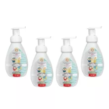 فوم صورت و دست کودک سالوویتو مدل آلوئه ورا حجم 300 میلی لیتر مجموعه 4 عددی