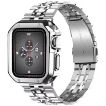 بند اسپریگ مدل 7BeadLUX مناسب برای اپل واچ Series Se 44mm به همراه کاور