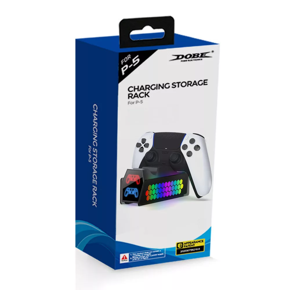 پایه شارژر دسته پلی استیشن 5 دابی مدل DOBE TP5-3571 RGB