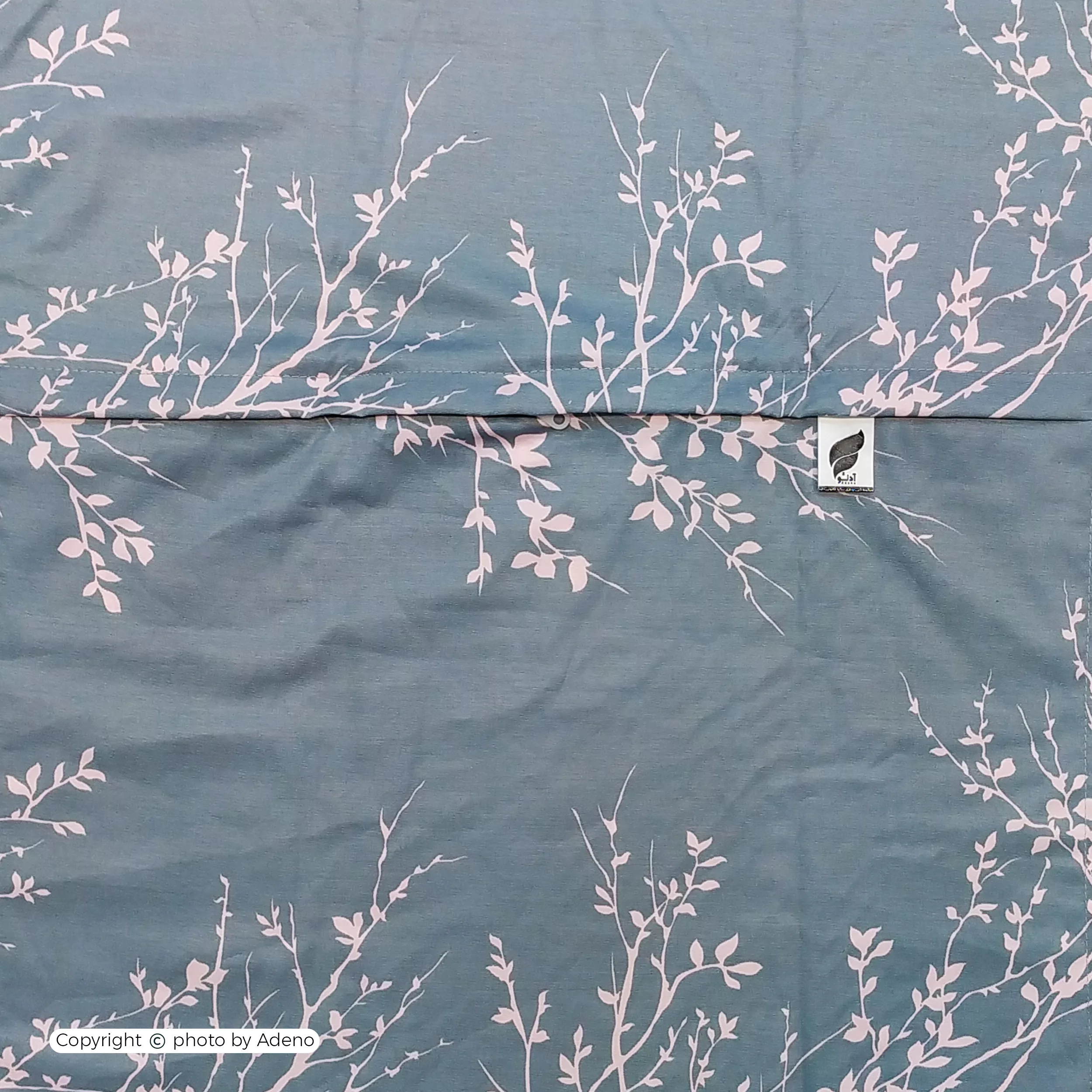 ملحفه آدنو مدل شاخه کد IR132 یک نفره سایز 120x200 سانتی متر