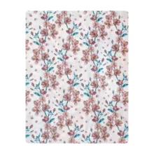 ملحفه آدنو مدل زنبق کد IR121 یک نفره سایز 140×240 سانتی متر