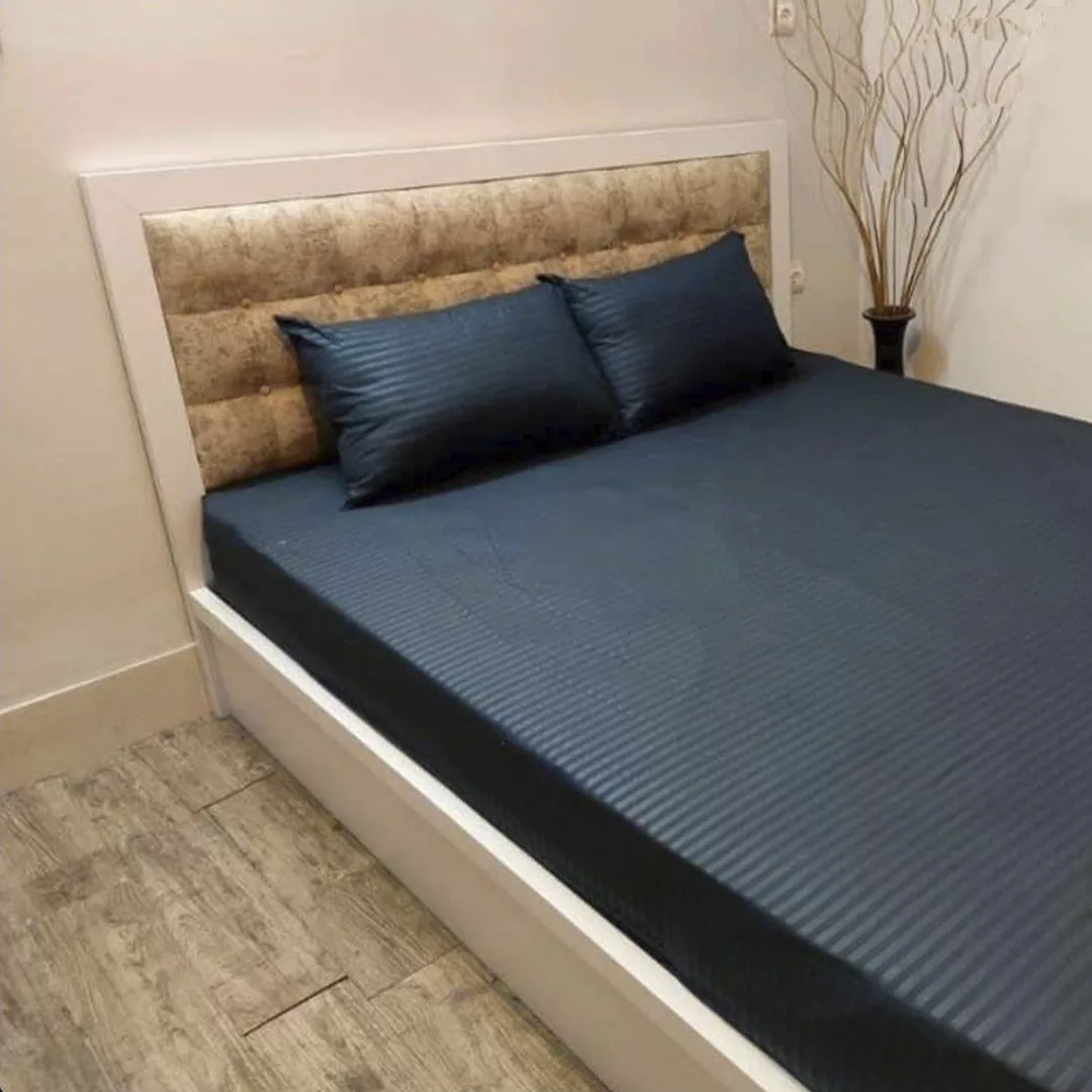 سرویس ملحفه مدل هتلی کد 160 2 نفره 3 تکه