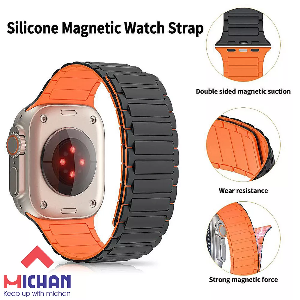 بند میچان مدل ESP MAGNETIC مناسب برای ساعت هوشمند اسمارت واچ HK9 Pro / HK9 Pro Plus / HK10 Pro