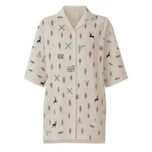 تونیک آستین سه ربع زنانه مدل لینن