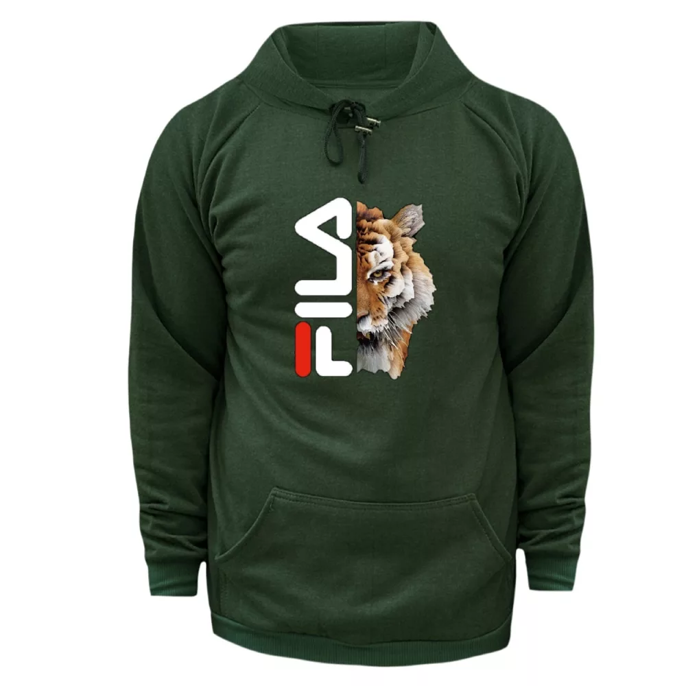 هودی زنانه مدل لوگو‌ کد ۱۵ رنگ یشمی