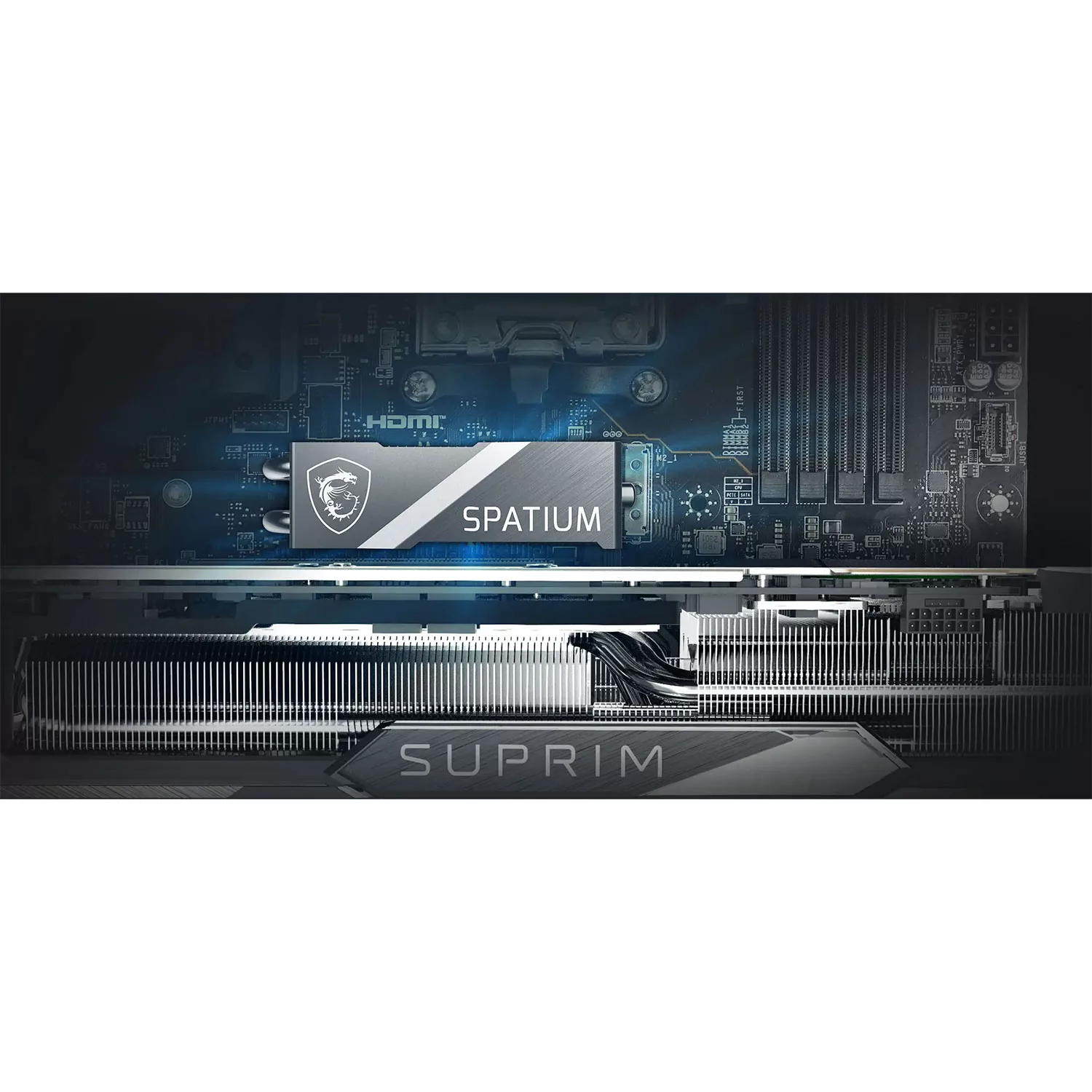 اس اس دی اینترنال ام اس آی مدل SPATIUM M570 PRO PCIe 5.0 NVMe M.2 FROZR ظرفیت 2 ترابایت