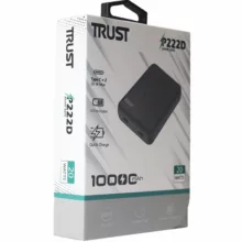 پاوربانک تراست مدل P222D ظرفیت 10000 میلی آمپر ساعت