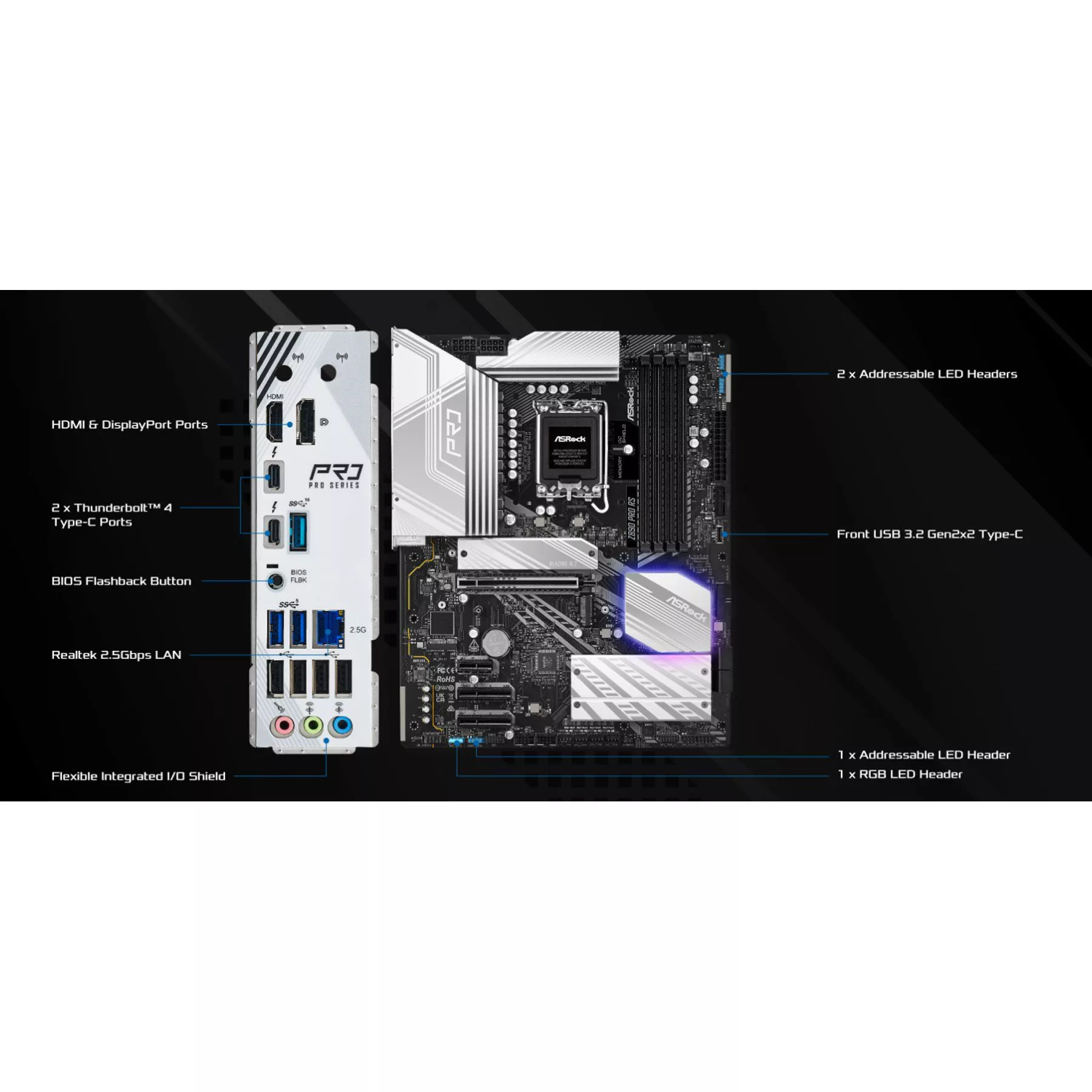 مادربرد ازراک مدل Z890 Pro RS