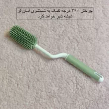 برس شیشه شوی مدل سیلیکونی بسته 2 عددی