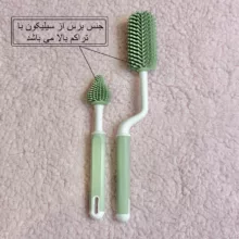 برس شیشه شوی مدل سیلیکونی بسته 2 عددی