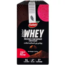 پودر پروتئین وی با طعم شکلاتی کاله پرو - 400 گرم بسته 12 عددی