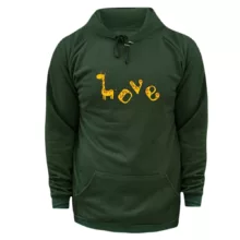 هودی زنانه مدل زرافه کد ۱۰ رنگ یشمی