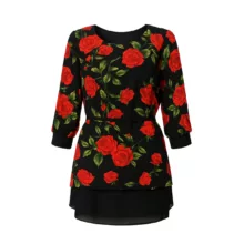 تونیک آستین سه ربع زنانه مدل 112387