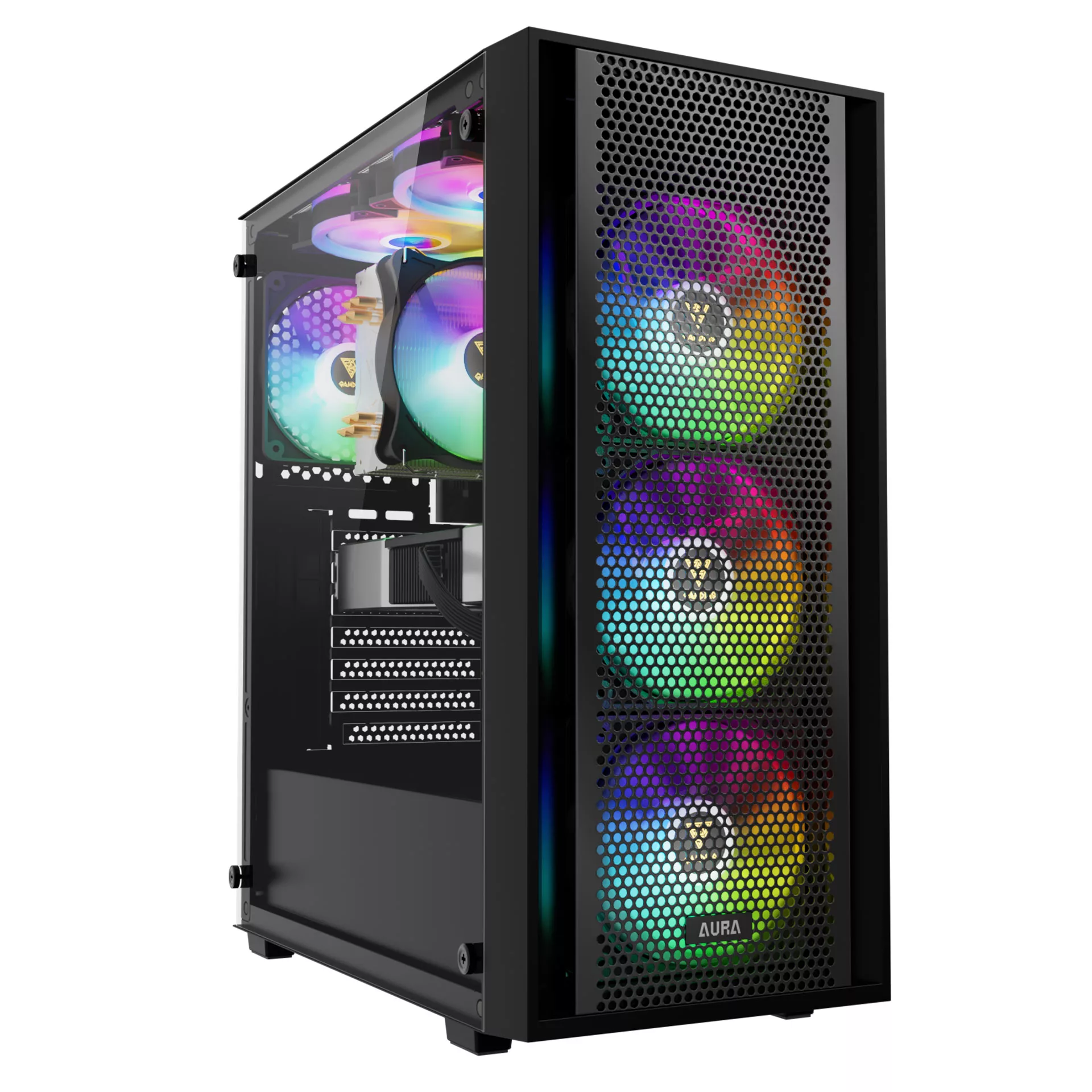 کیس کامپیوتر گیم دیاس مدل AURA GC2 ELITE