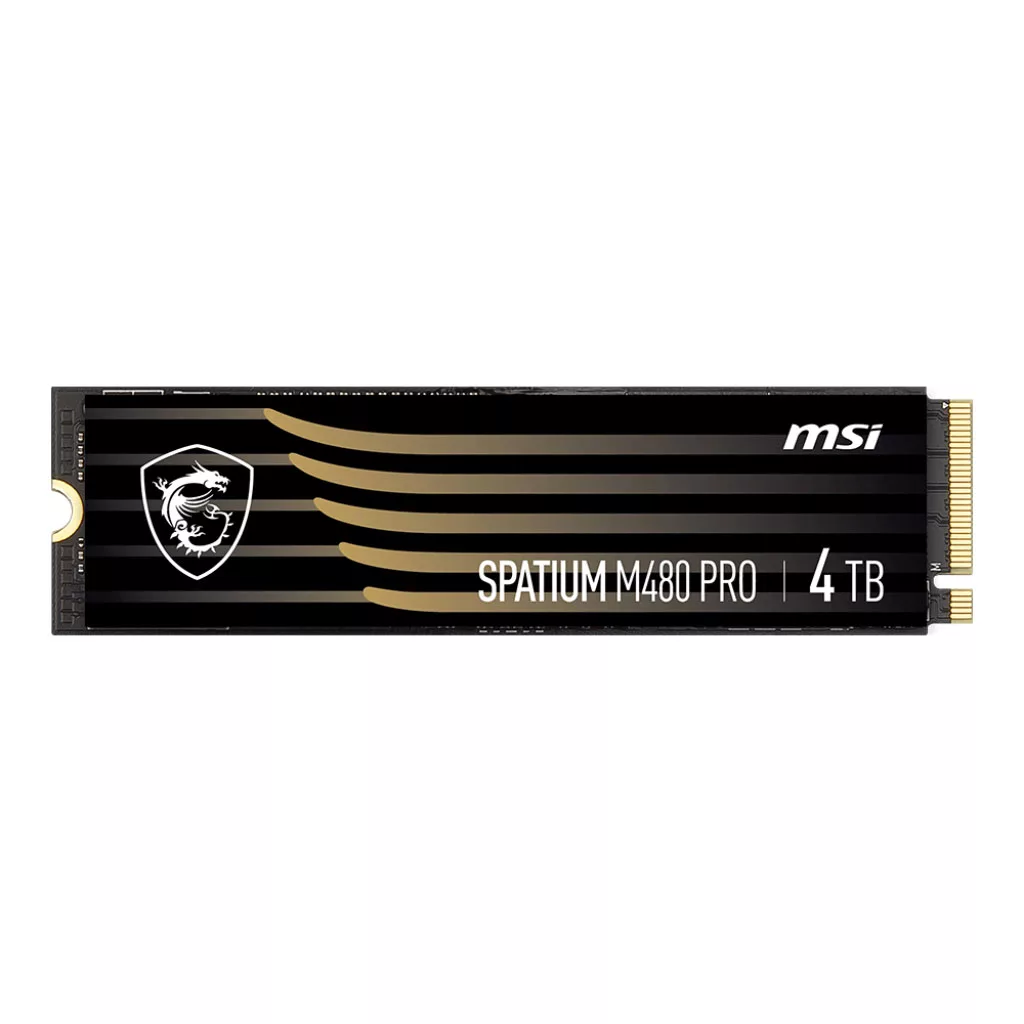 اس اس دی اینترنال ام اس آی مدل SPATIUM M480 PRO PCIe 4.0 NVMe M.2 ظرفیت 4 ترابایت