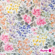 ملحفه آدنو مدل شقایق کد FI14 یک نفره سایز 140x240 سانتی متر