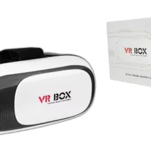 هدست واقعیت مجازی وی آر باکس مدل VR Box به همراه DVD نرم افزار و پنکه همراه microUSB
