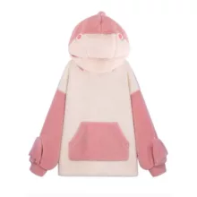 هودی زنانه مدل کوسه ای کاوایی