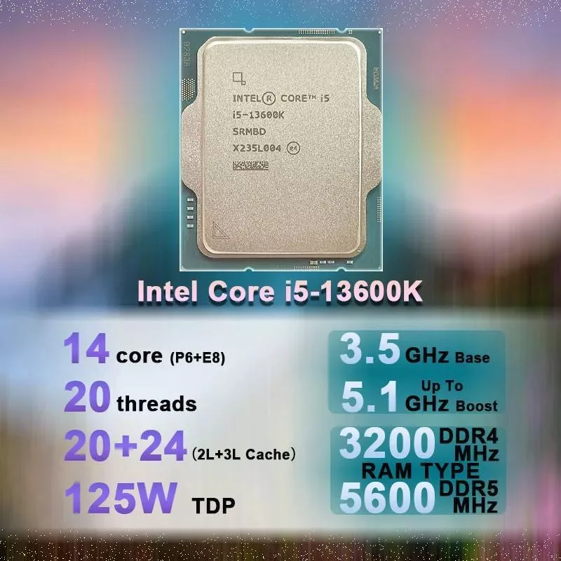 پردازنده مرکزی اینتل مدل Core i5-13600K Tray