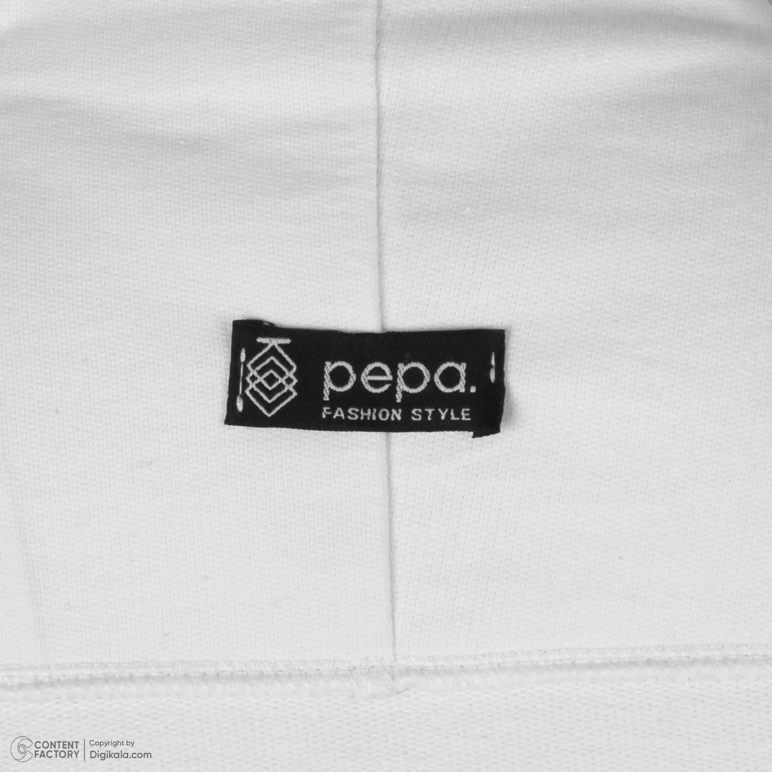 سویشرت زنانه پپا مدل Joah رنگ سفید